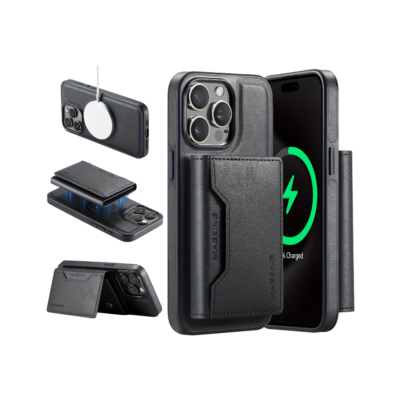 RetroStand MagSafe Leather-Style Case SNAPGEAR