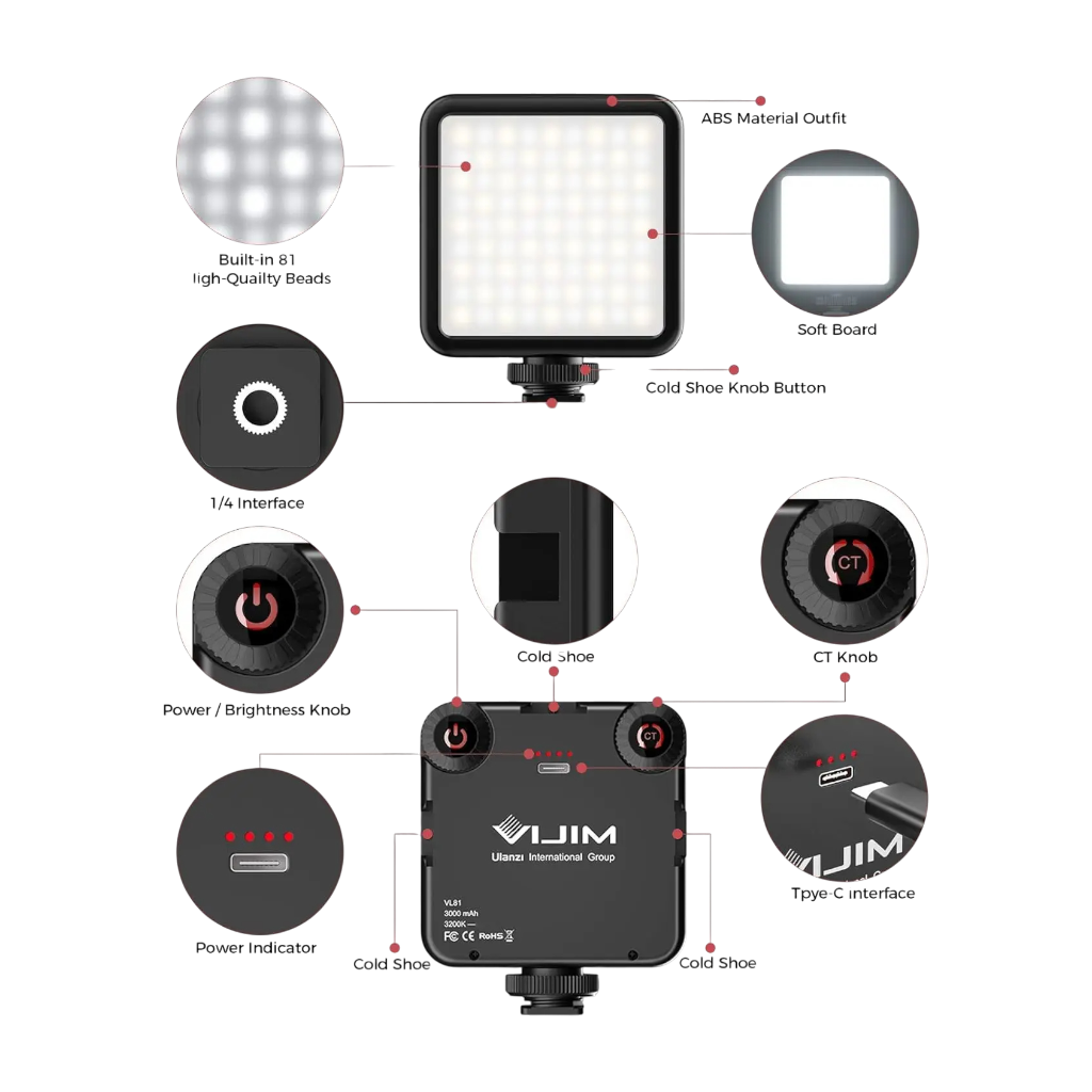 LumiPro Bi-Color LED Fill Light